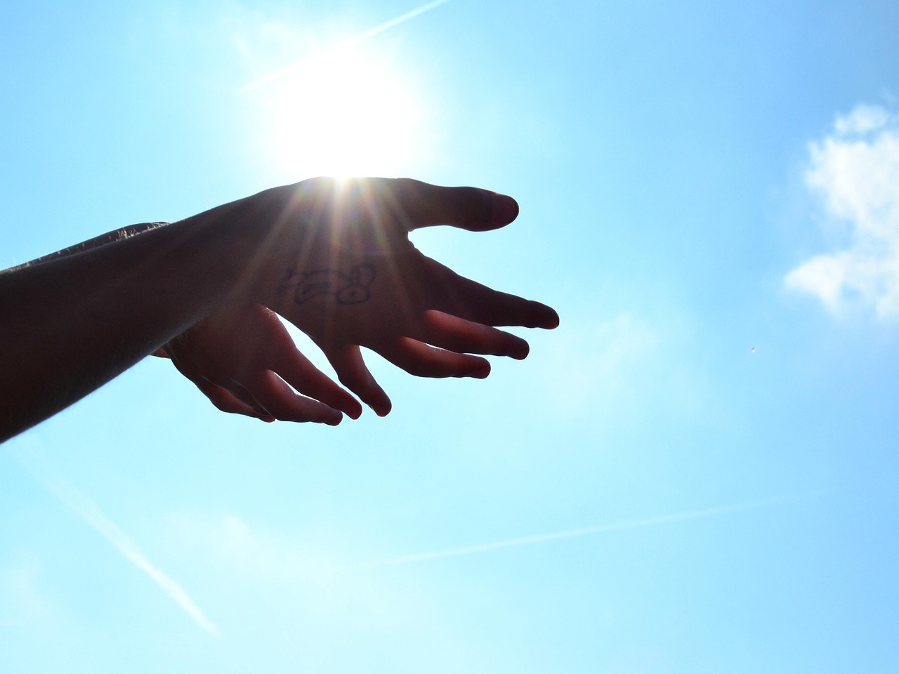 hands, sun, sky, nature, romance, hand, god